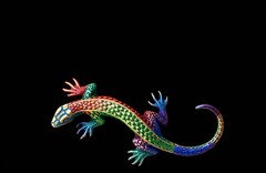 Силиконовый молд Ящерица