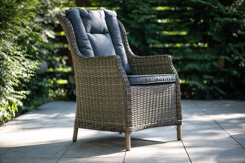 Кресло Besta Fiesta БЕРГАМО из искусственного ротанга, коричневый