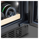 Винный шкаф MEYVEL MV99PRO-KBT2 265 л 595х700х1200 мм черный