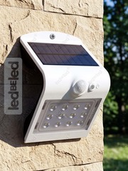 Уличный светильник на солнечной батарее с датчиком движения и света ledBEled 1.5W 220LM 6000К/6000К, настенный светодиодный фонарь