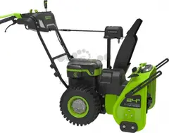 Снегоуборщик аккумуляторный GreenWorks GD82ST56 82В, 61 см, самоходный, бесщеточный, АКБ 8ач х 3 и быстрое ЗУ — фото 3