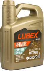 Масло Lubex Primus MV-LA 5W30 SN C2/C3 TT (4л) синтетика
