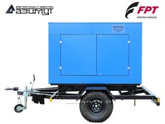 Дизельный генератор Азимут ЭД-60-Т400-1РПМ20 FTP-Iveco на шасси в капоте