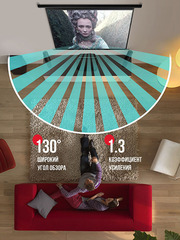 SGPSMS-398x224UHD Экран для проектора S'OK Athena 398x224 на тросах с электроприводом, ПВХ+, белый