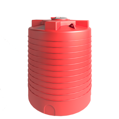 Емкость вертикальная усиленная 5000л Политим 5000 л.(1820x1820x2135см;красный ) - арт.560754