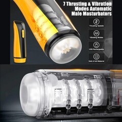 Автоматический мастурбатор JIUAI с мощной вибрацией