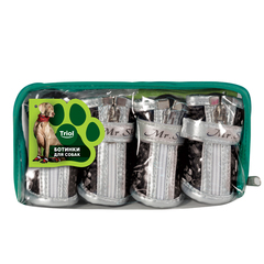 Triol ботинки для собак черные с 