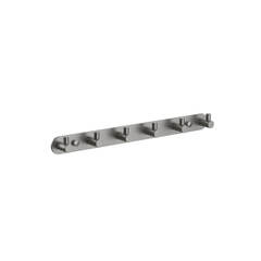 Aquatek AQ4124BGM AQ4124BGM ЕВРОПА планка с 6 крючками, шлиф. черный хром фото