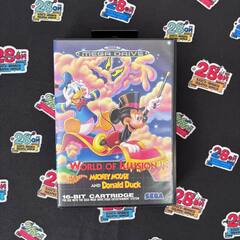 Игра World of Illusion Starring Mickey Mouse and Donald Duck (Sega Genesis) (Б/У)