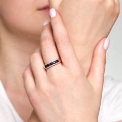 2011007 - Кольцо-дорожка из золота с бриллиантами и сапфирами