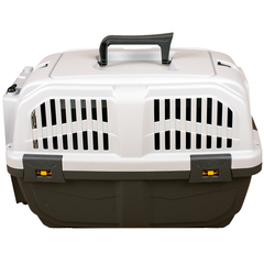 MPS SKUDO 3 переноска с металлической дверцей с замком серая 60х41х40h см