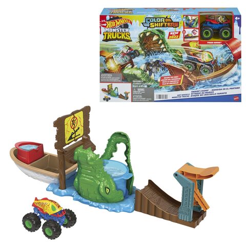 Hot Wheels Monster Trucks Color Shifters Swamp Chomp