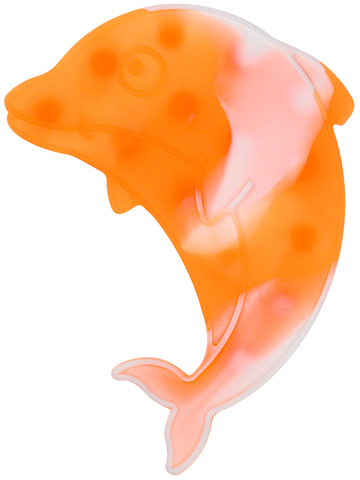 Антистресс дельфин 12*9,4 см. цвет микс