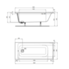 Ванна прямоугольная 180х80 см Ideal Standard Tonic II E399401
