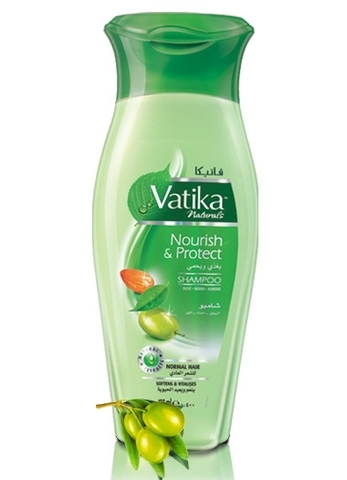 Шампунь для волос Dabur Vatika Naturals Nourish and Protect (питание и защита)