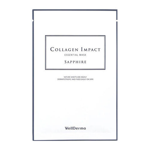 WellDerma Collagen Impact Essential Mask Sapphire - Маска тканевая для лица увлажнение