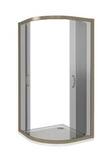 Душевое ограждение Good Door JAZZE R-80-B-BR 80х80 см тонированное