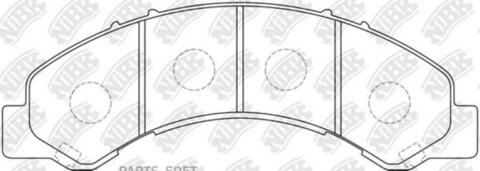 Колодки NiBK PN4464