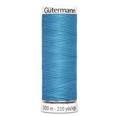 Нить Sew-All 200 м, Gutermann, 197 лазурно-голубой