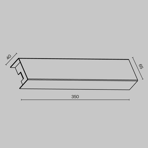 Комплектующие для трековой системы Maytoni Accessories for tracks elasity TRA160BDR-B