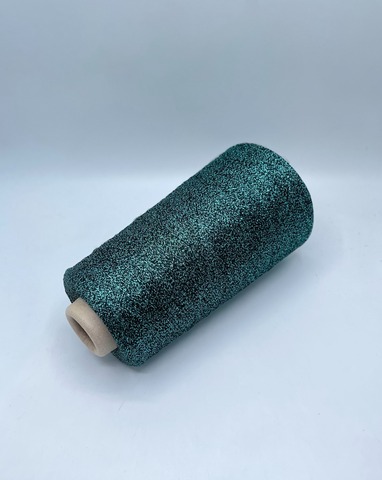 Torcitura di domaso (пр.Италия),art.MH752, 3700м/100 гр. 66% вискоза , 34% полиэстер(металлик), цвет-Морская волна на черной основе(608) , арт.34540