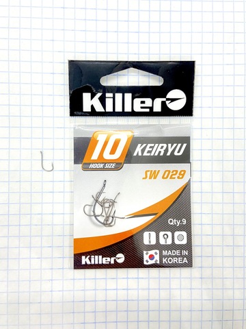 Крючок KILLER KEIRYU № 10 продажа от 10 шт.