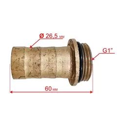 Штуцер QUATTRO ELEMENTI ELICA (246-968-031)