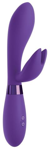 Фиолетовый вибратор-кролик #bestever Silicone Vibrator - 21,2 см. - Pipedream OMG! PD1781-00