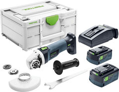 Аккумуляторная угловая шлифовальная машина AGC 18-125 5,0 EBI-Plus Festool 577700