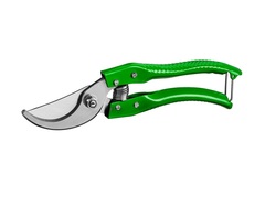 РОСТОК PC-25, 200 мм, углеродистая сталь, закаленные лезвия, стальные эргономичные рукоятки, плоскостной секатор (423009)