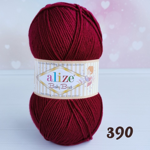 ALIZE BABY BEST 390, Вишня