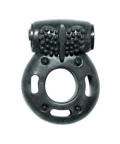 Черное эрекционное кольцо с вибрацией Rings Axle-pin - Lola Games Rings! 0114-82Lola