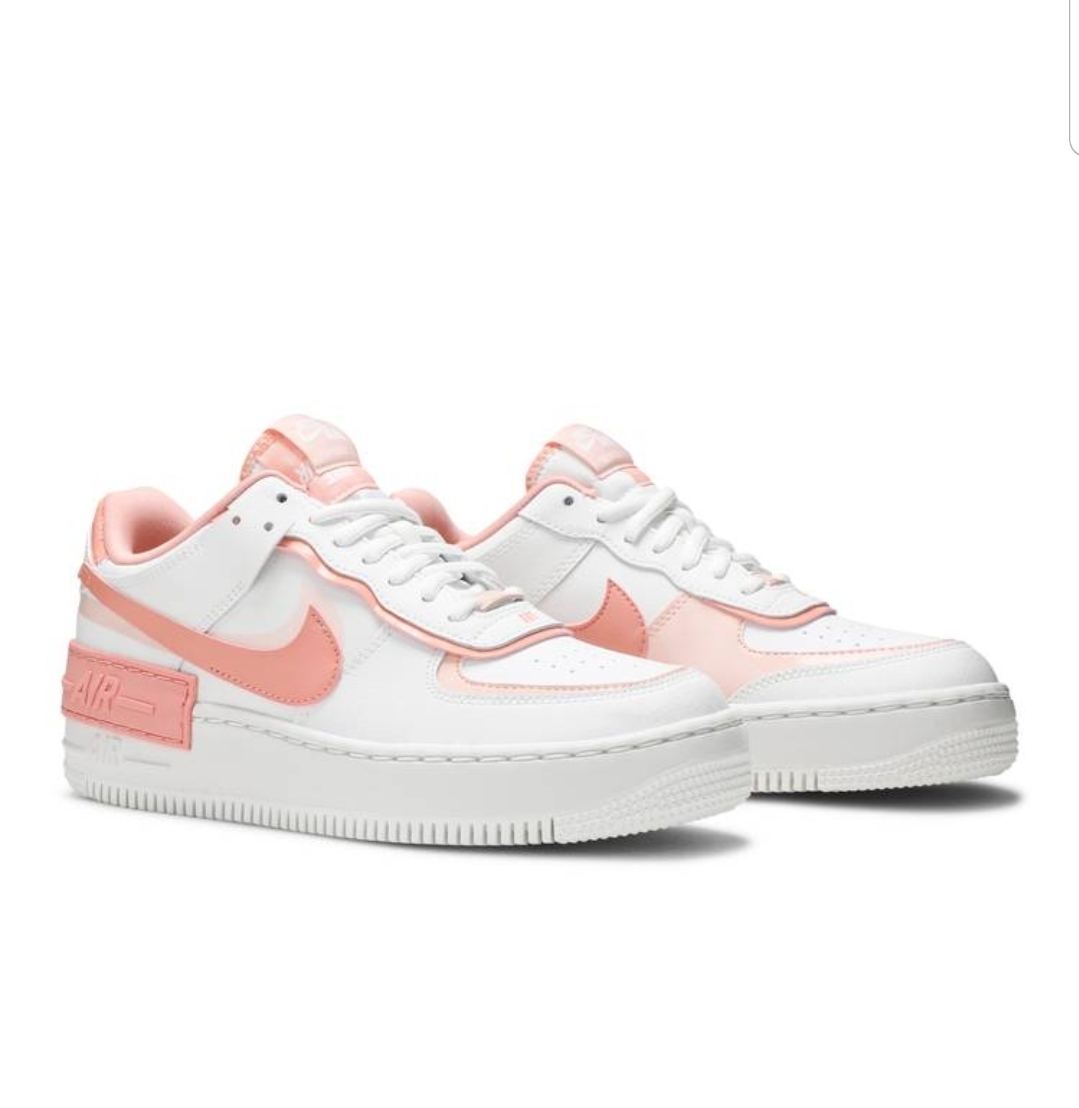 pink nike af1 shadow