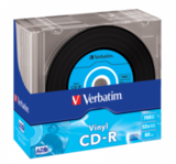 Оптический диск Verbatim CD-R 700MB 52X AZO Vinyl, Slim Case, 10шт
