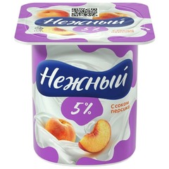 Нежный Сливочный с Соком Персика 100гр