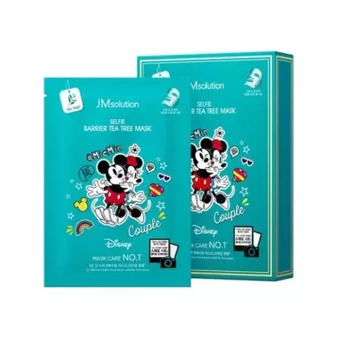 JMSolution Маска тканевая с чайным деревом Disney collection Selfie Barrier Tea Tree Mask