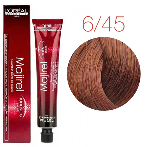 L'Oreal Professionnel Majirel 6.45 (Темный блондин медный красное дерево) - Краска для волос