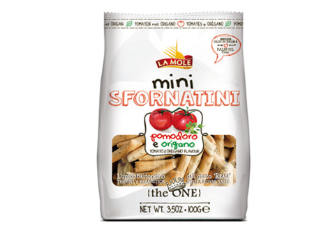 Хлебные палочки Мини-сфорнатини с помидором и орегано, 100г