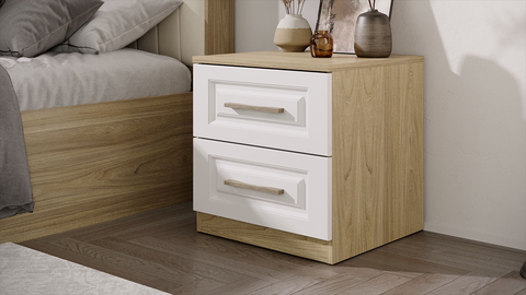Тумба прикроватная Сэнди вяз благородный / белый