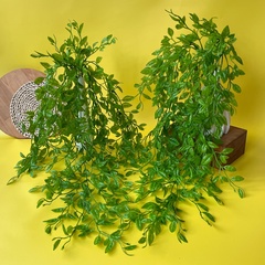 Ампельное растение, зелень искусственная свисающая, цвет зеленый, 73 см, набор 2 шт