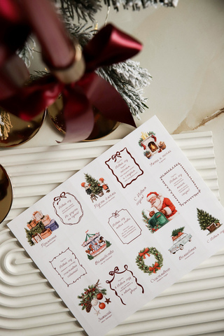 Набор наклеек №8 ( 75 шт, 45х33 мм)