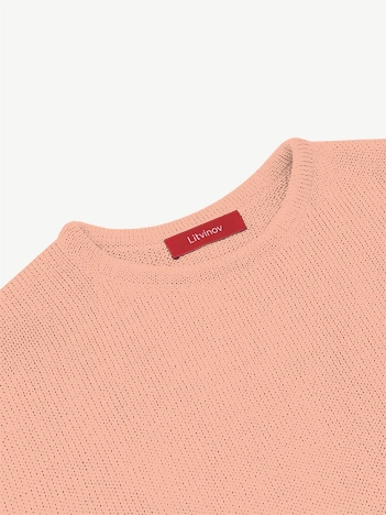 Джемпер оверсайз из экохлопка