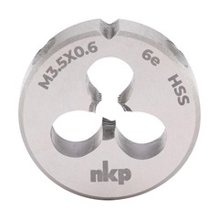 Плашка М 3,5х0,6 DINEN22568 HSS 6e 20х5мм NKP 239035N