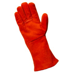 Краги спилковые START Trend (красные)