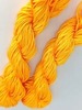 Шнур плетеный нейлон, d 1,2 мм, 10х20 м, жёлтый