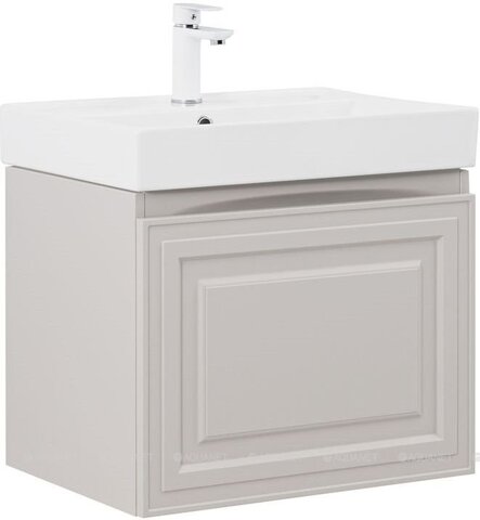 Aquanet 345486 Тумба Агата 60 1 ящ. цв. бежевый (345486)