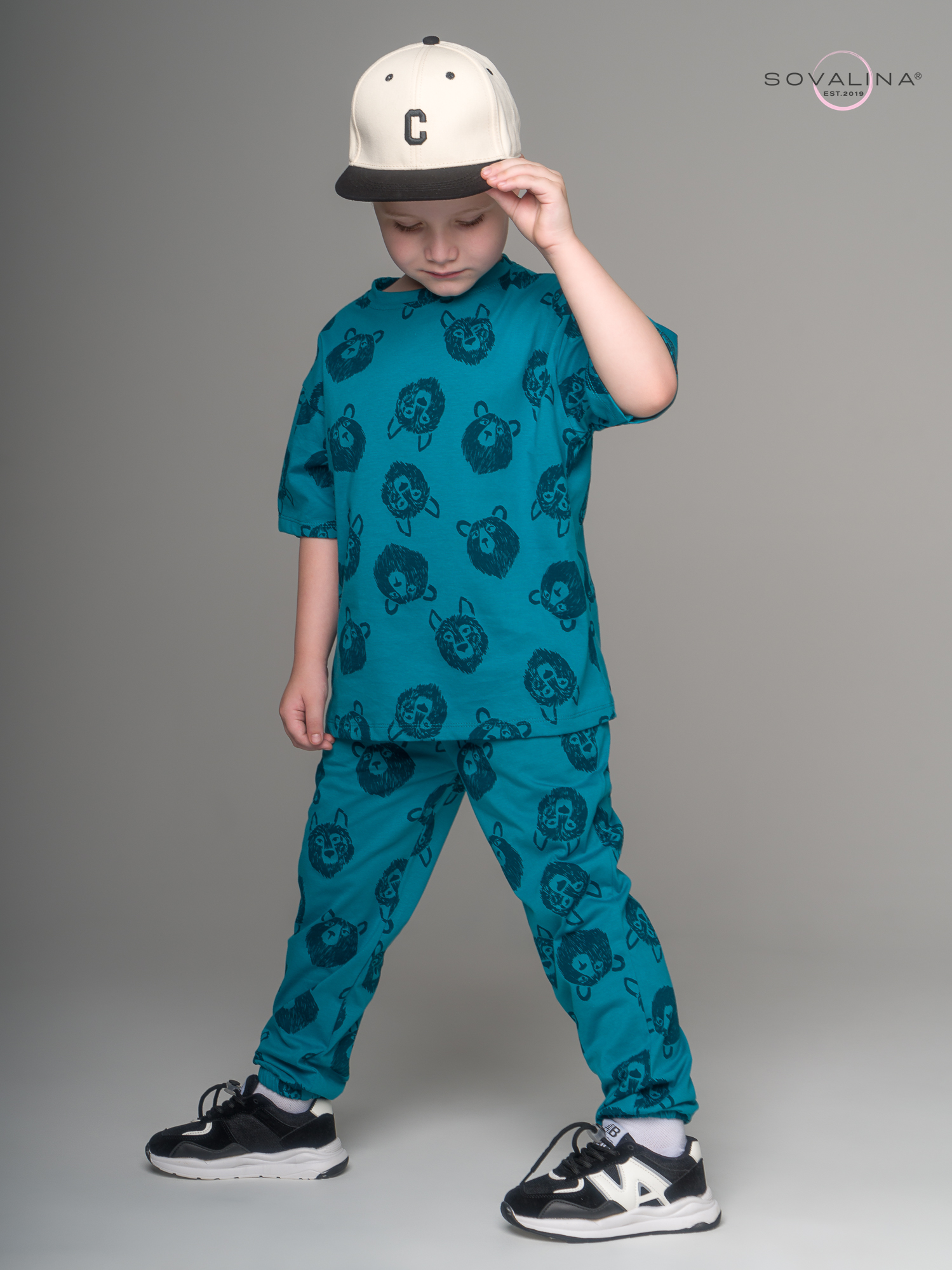 Костюм Daily men волки зеленый