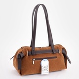 Сумка Саломея 2032 эко-замша миндаль