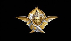 Силиконовый молд № 2020-б Ангел в крыльях большой