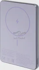 Мобильный аккумулятор Xiaomi Super Slim Magnetic 5000mAh QC3.0/PD3.0 22.5W 3A USB-C беспров.зар. фиолетовый (BHR08PNGL)
